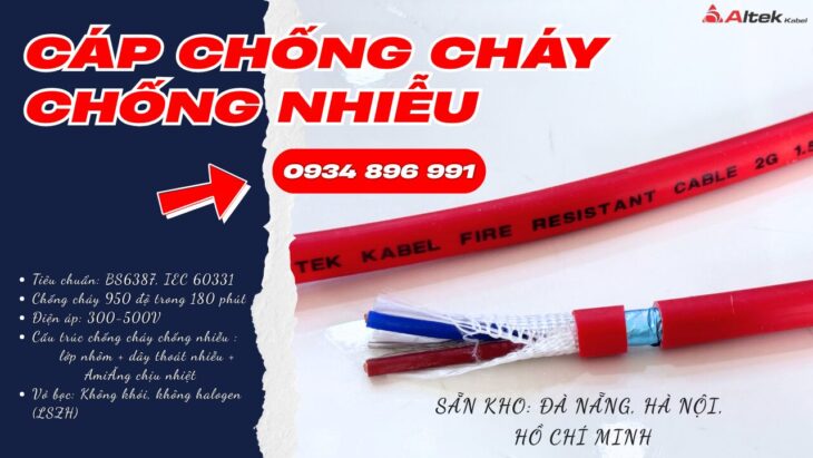 Cáp Tín Hiệu Chống Cháy 2×1.0mm² Phân Phối Tại Bình Dương, Bà Rịa – Vũng Tàu, TP. Hồ Chí Minh Cáp Tín Hiệu Chống Cháy 2×1.0mm² Phân Phối Tại Bình Dương, Bà Rịa – Vũng Tàu, TP. Hồ Chí Minh