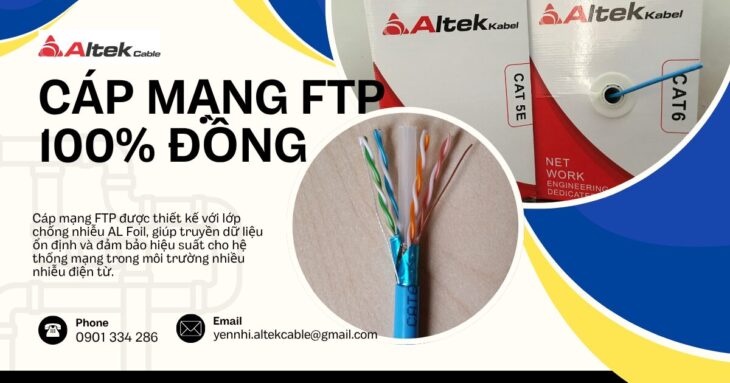 Nhà Phân Phối Cáp Mạng FTP CAT6 ALTEK KABEL 100% Đồng | Hàng Sẵn Kho, Giao Toàn Quốc Nhà Phân Phối Cáp Mạng FTP CAT6 ALTEK KABEL 100% Đồng | Hàng Sẵn Kho, Giao Toàn Quốc