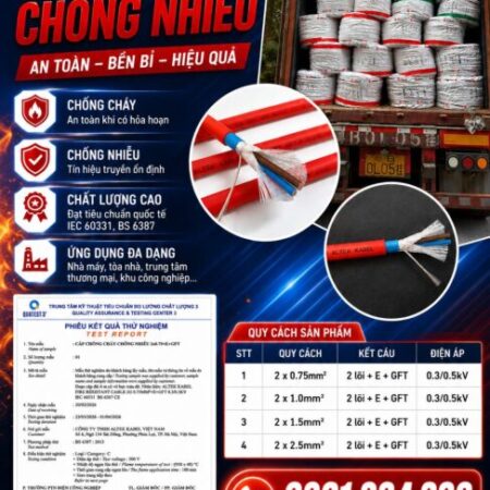 Bảng Báo Giá Cáp Chống Cháy Chống Nhiễu ALTEK KABEL | Chính Hãng, Chống Cháy – Chống Nhiễu Hiệu Quả Bảng Báo Giá Cáp Chống Cháy Chống Nhiễu ALTEK KABEL | Chính Hãng, Chống Cháy – Chống Nhiễu Hiệu Quả