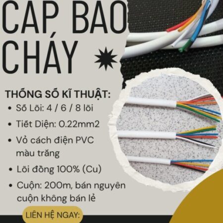 CẦN BÁN Cáp Báo Cháy ALTEK KABEL 0.22mm2 4/6/8 lõi CẦN BÁN Cáp Báo Cháy ALTEK KABEL 0.22mm2 4/6/8 lõi