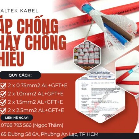 CẦN BÁN Cáp Chống Cháy Chống Nhiễu Altek Kabel AL+GFT+E Chất Lượng Cao CẦN BÁN Cáp Chống Cháy Chống Nhiễu Altek Kabel AL+GFT+E Chất Lượng Cao