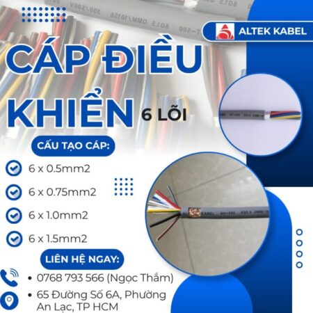 CẦN BÁN Cáp Điều Khiển ALTEK KABEL 6 Lõi Chính Hãng CẦN BÁN Cáp Điều Khiển ALTEK KABEL 6 Lõi Chính Hãng