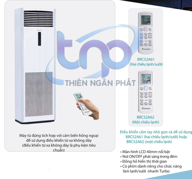 Máy lạnh tủ đứng Daikin FVFC100AV1 cho các không gian rộng dưới 50m2