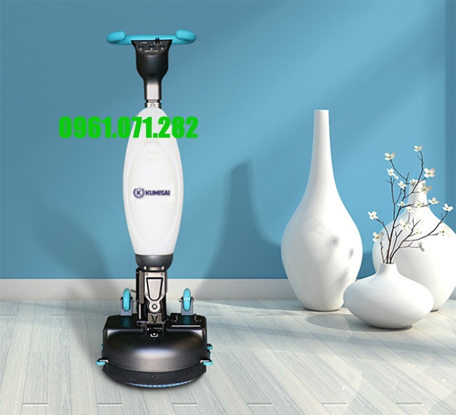 Máy chà sàn liên hợp mini Kumisai KMS-210 (Ắc Quy)