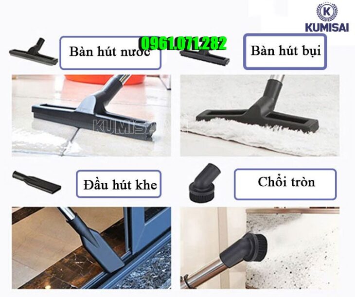Máy hút bụi công nghiệp Kumisai KMS80A