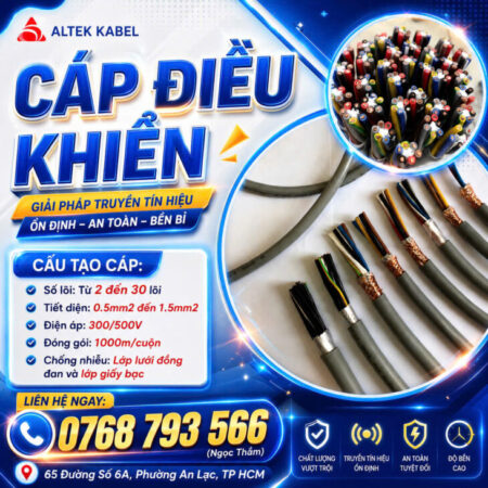 CẦN BÁN Cáp Điều Khiển ALTEK KABEL 2 – 30 Lõi CẦN BÁN Cáp Điều Khiển ALTEK KABEL 2 – 30 Lõi