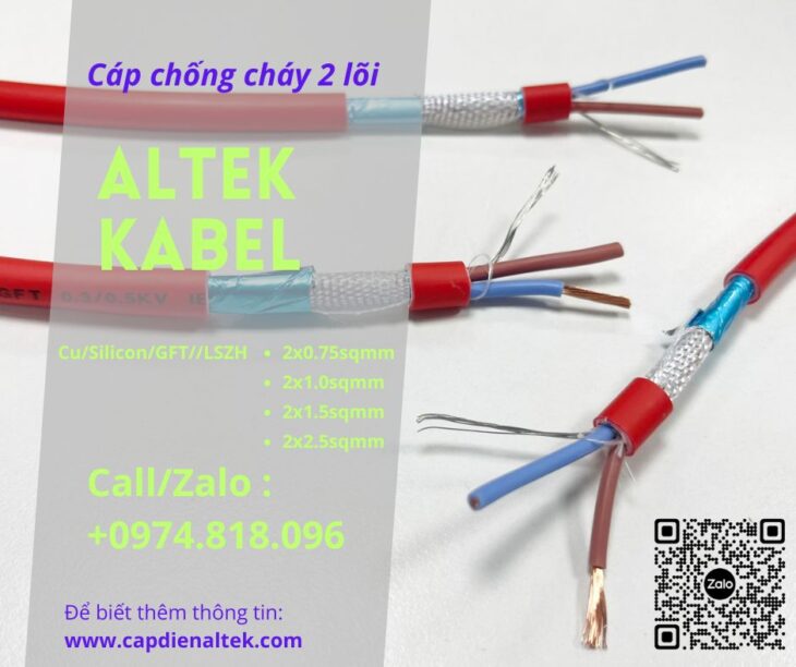 Tổng Kho Altek Kabel: Cáp chống cháy chống nhiễu