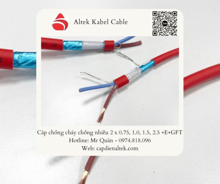 Tổng Kho Altek Kabel: Cáp chống cháy chống nhiễu