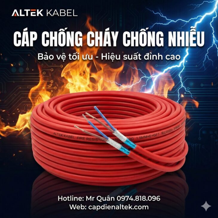 Tổng Kho Altek Kabel: Cáp chống cháy chống nhiễu