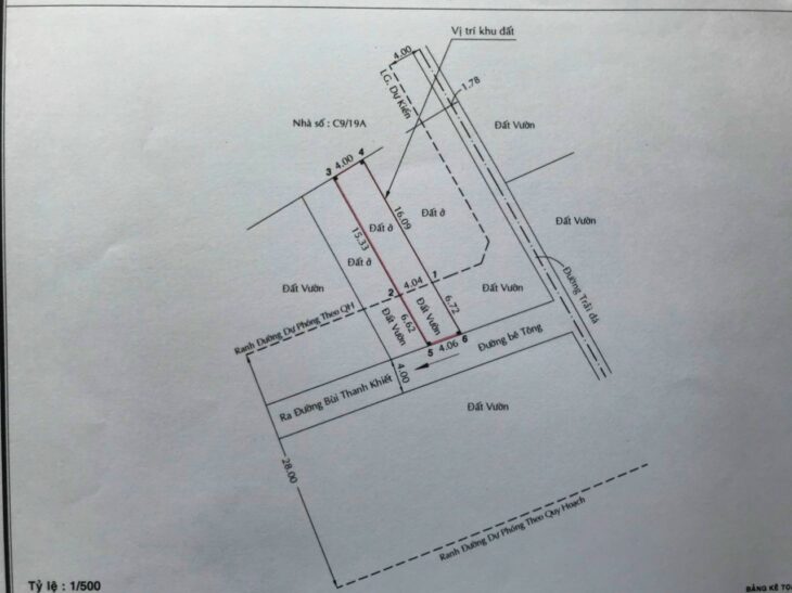 CẦN BÁN 90M2 4X22 ĐẤT THỔ CƯ HẺM XE HƠI TỚI ĐẤT GẦN QL1A