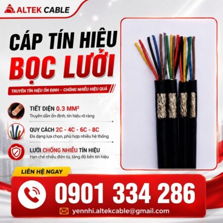 Cáp Tín Hiệu Chống Nhiễu 0.3mm² ALTEK KABEL Cáp Tín Hiệu Chống Nhiễu 0.3mm² ALTEK KABEL