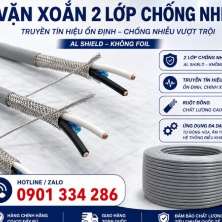 Báo Giá Cáp Tín Hiệu RS485 2 Lớp Chống Nhiễu | ALTEK KABEL Báo Giá Cáp Tín Hiệu RS485 2 Lớp Chống Nhiễu | ALTEK KABEL