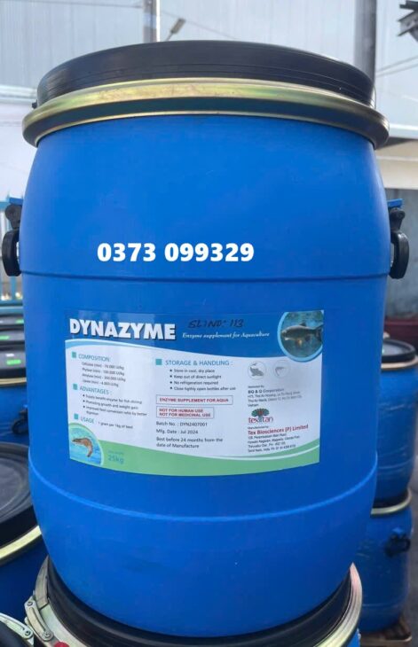 DYNazyme – Đa Enzyme giúp tôm, cá hấp thu dinh dưỡng hiệu quả