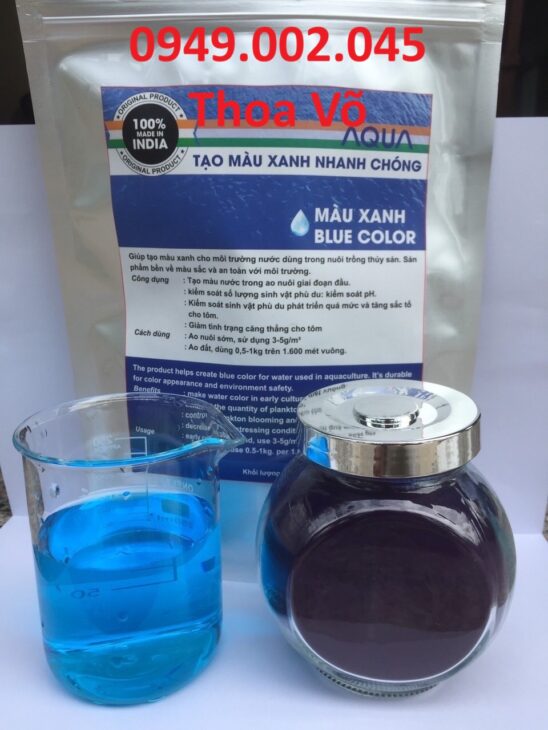 TẠO MÀU XANH FCF – Tạo Màu Nước Ao Tôm, Hỗ Trợ Hạn Chế Tảo & Ánh Sáng