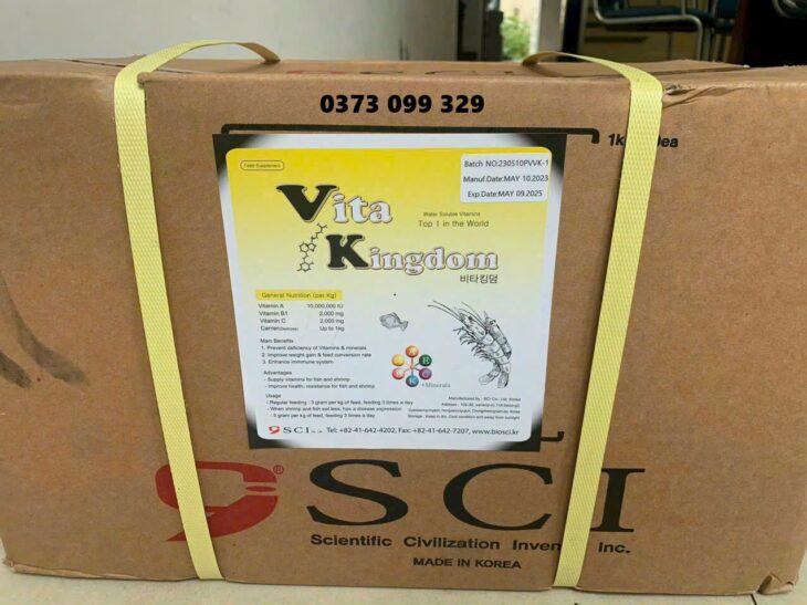 VITAKINGDOM – VITAMIN CAO CẤP CHO TÔM, CÁ