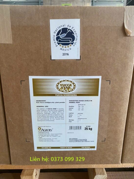 YUCCA STAR POWDER – GIẢI PHÁP BỔ SUNG YUCCA TỰ NHIÊN CHO MÔI TRƯỜNG NUÔI