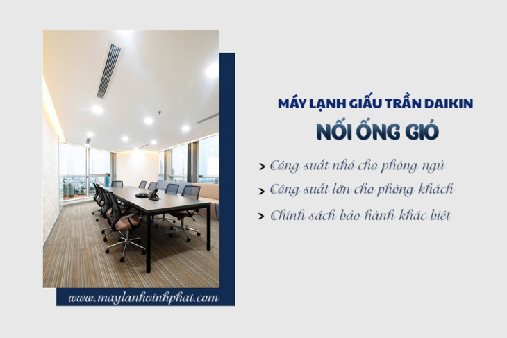 Dịch vụ thi công Điều hòa giấu trần DAIKIN trọn gói rẻ nhất Thủ Đức – TPHCM