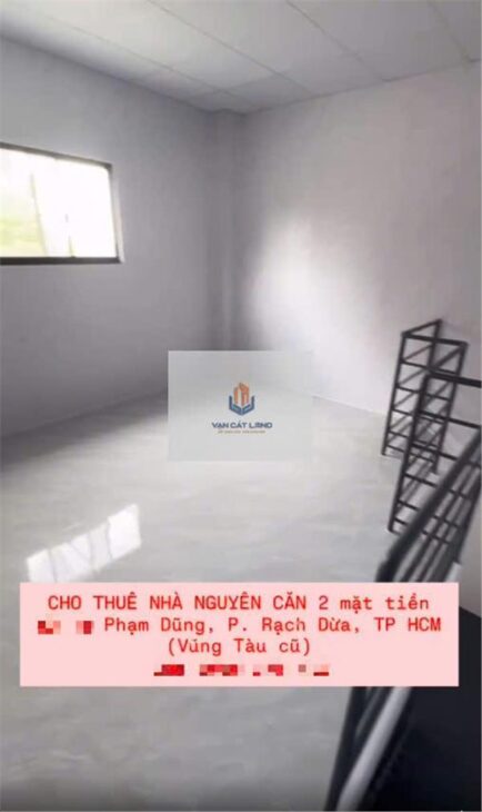 CHO THUÊ NHÀ C4 MẶT TIỀN – KHU ĐÔ THỊ CHÍ LINH, TPVT 🔥