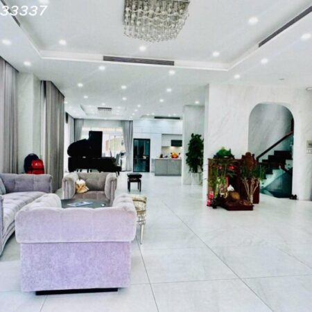 Biệt Thự Đơn Lập Cityland Quận 7 View Sông, Dt 370M² (25x15M), Hầm + 4 Tầng, Giá 88 Tỷ