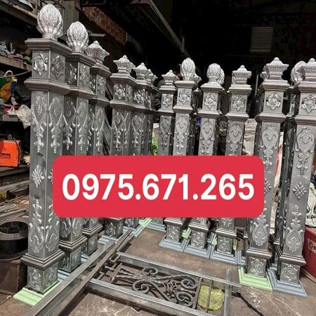 Trụ cầu thang sắt nghệ thuật theo mẫu Trụ cầu thang sắt nghệ thuật theo mẫu