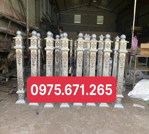 Trụ cầu thang sắt nghệ thuật theo mẫu