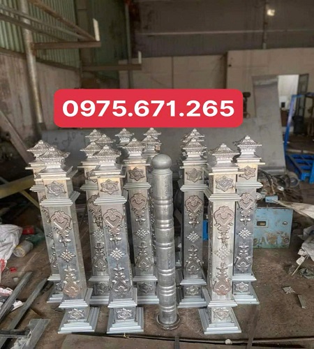 Trụ cầu thang sắt hộp theo kích thước