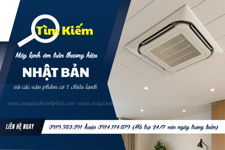 Máy lạnh âm trần DAIKIN Non-Inverter nhận thi công đi ống đồng chuyên nghiệp