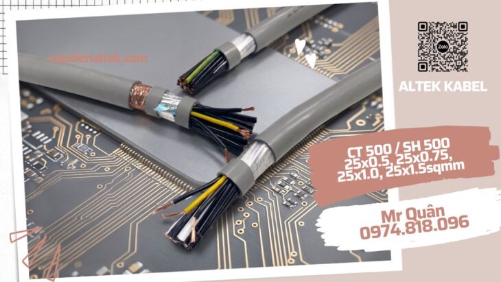 Altek Kabel: Cáp điều khiển 25 lõi loại mềm