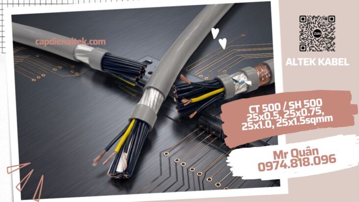 Altek Kabel: Cáp điều khiển 25 lõi loại mềm