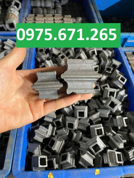 Xỏ gang đúc dùng làm chi tiết trang trí sắt mỹ thuật