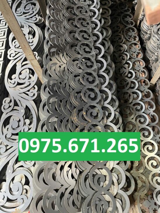 Diềm CNC mái kính theo kích thước và bản vẽ