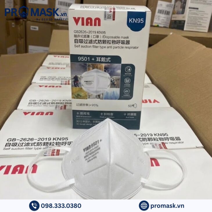 Khẩu trang đeo tai VIAN KN95 9501